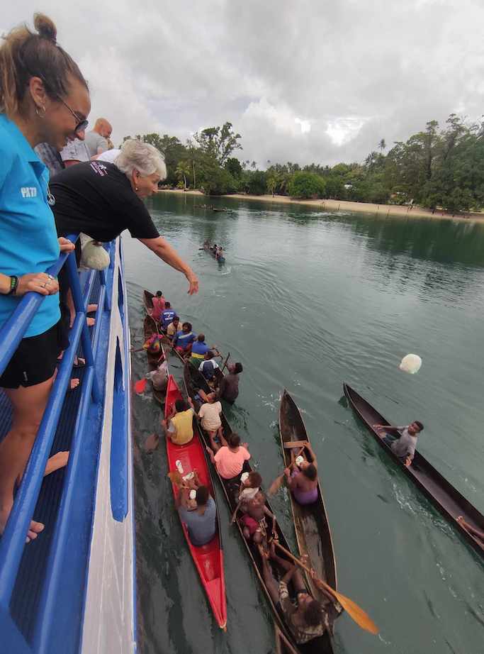 Popcorn passage from the Bilikiki in the Solomon Islands