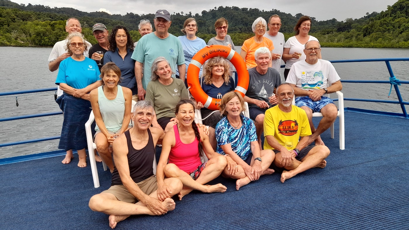 Island Dreams group onboard the BIlikiki in the Solomon Islands