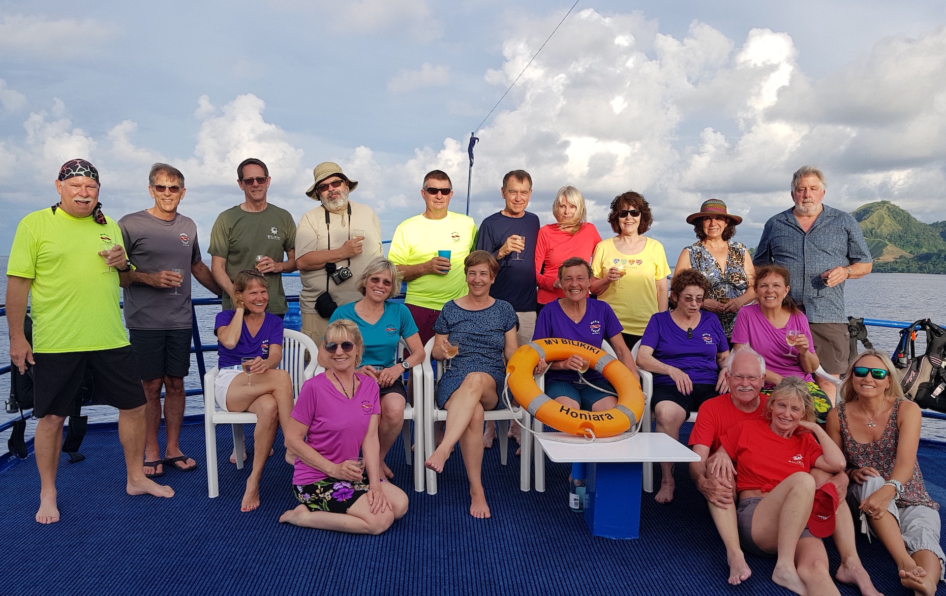 Group Photo of Marin Diving Center on their liveboard trip
